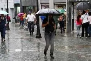 Inameh pronostica precipitaciones de intensidad variable este domingo