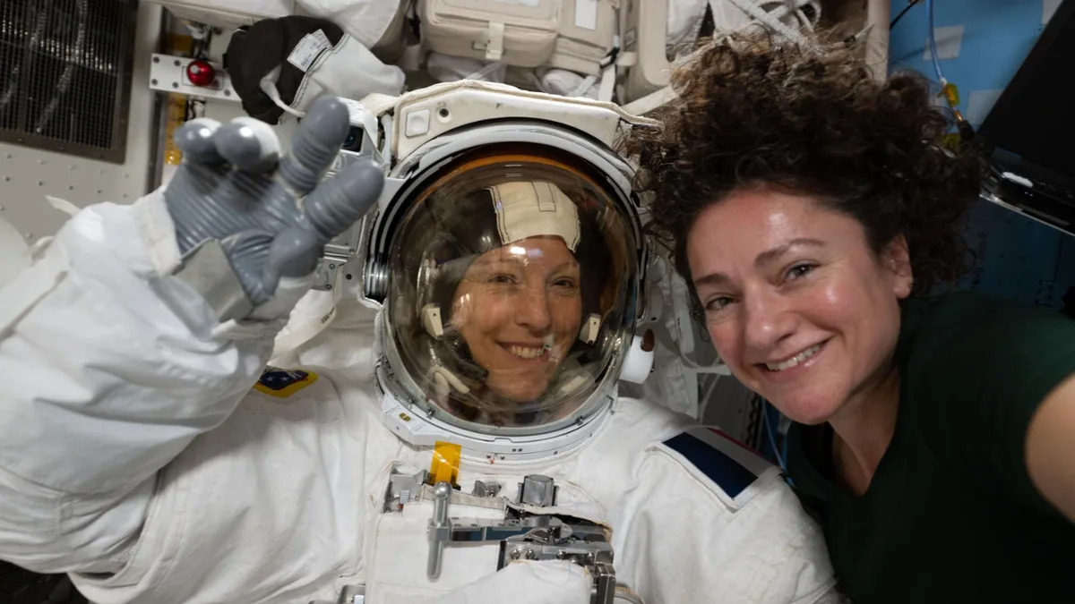 Sophie Adenot becomes first French woman to walk in space as ISS job continues