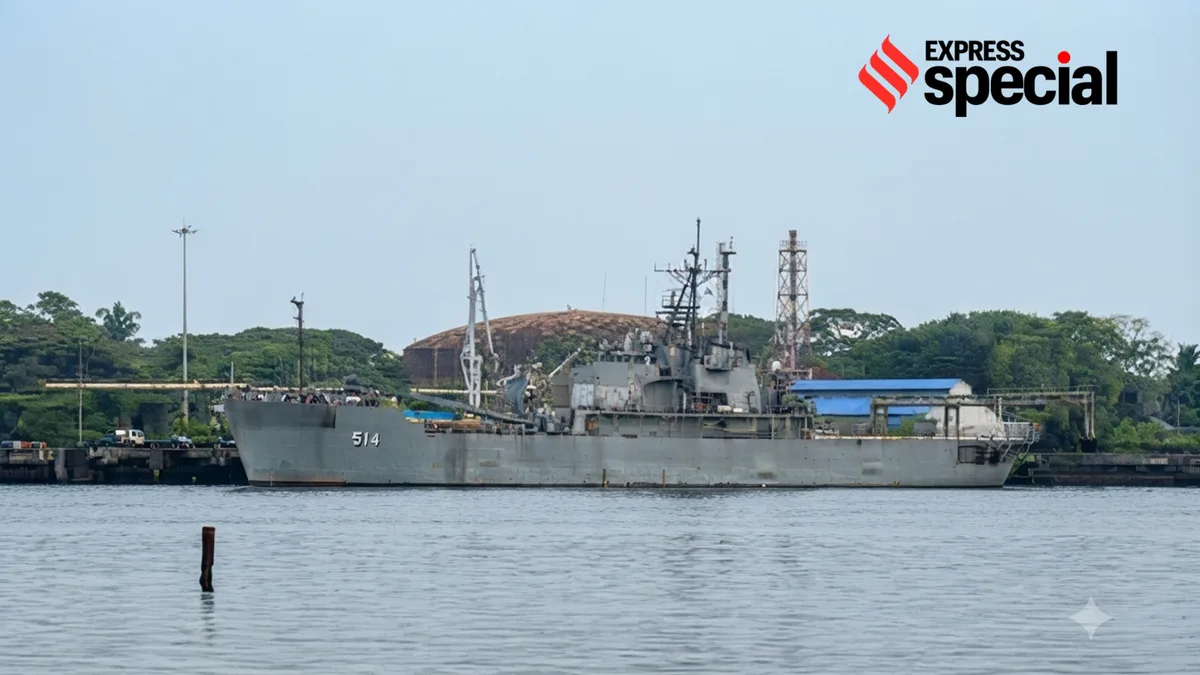 Six months after docking, Iranian navy ship still in Kochi, with some crew members