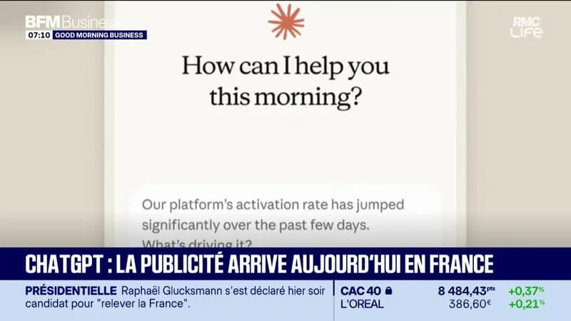ChatGPT passe à la pub