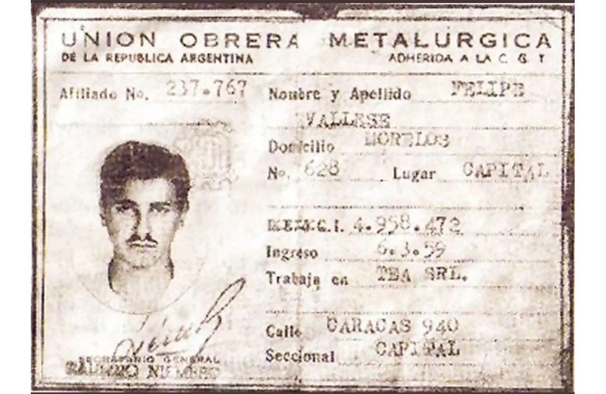 El secuestro y asesinato bajo tortura del militante peronista Felipe Vallese, el primer desaparecido por razones políticas de la Argentina