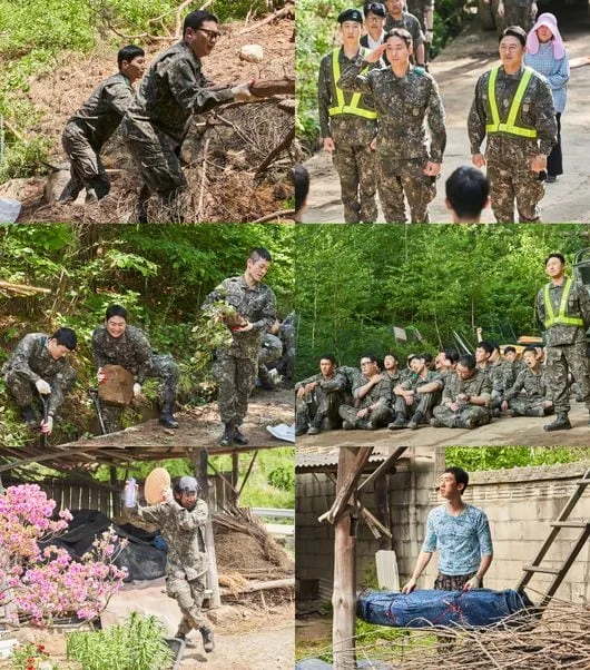 '신병4' A급 전투복 입고 대민지원 총출동…2중대 '녹다운' 만든 대사건