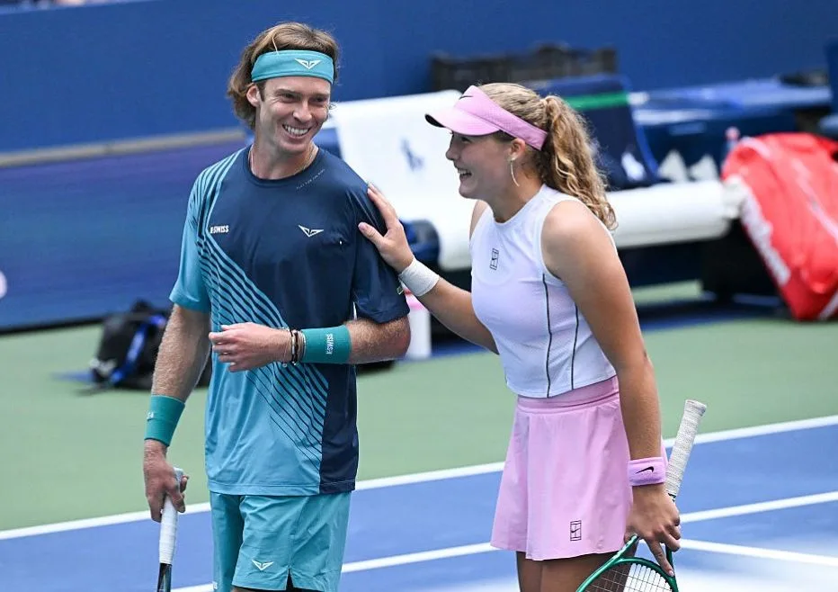 Andreeva revela antigo ?crush? pelo parceiro Rublev