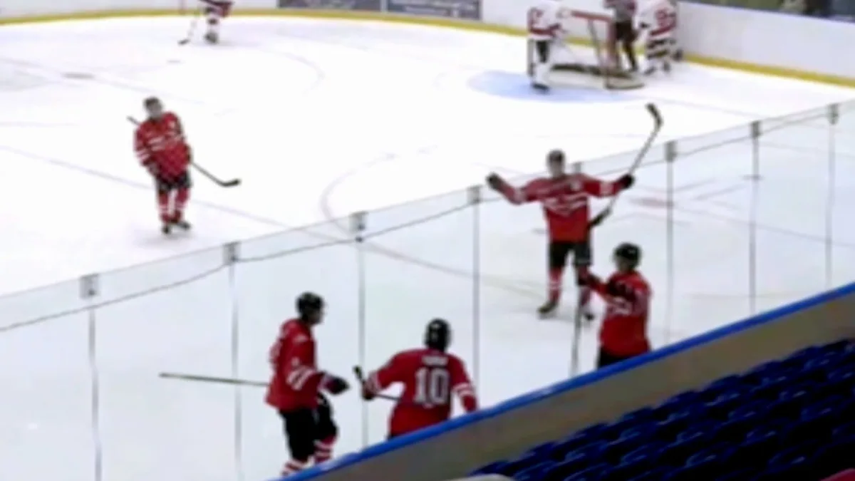 Hockey brothers score a hat trick each in the same game | The Moment