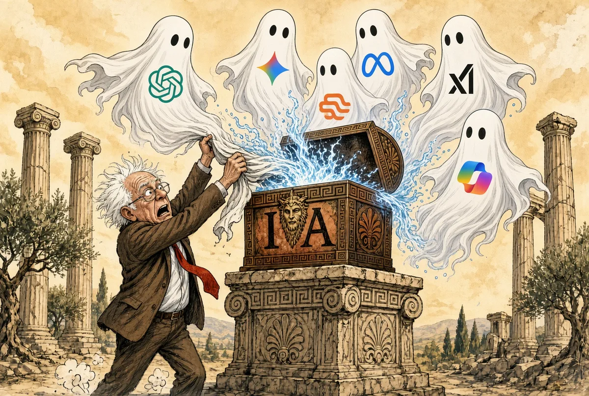 Bernie Sanders, que desconhece Pandora, quer banir IA Super-Inteligente