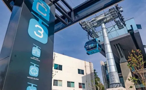 Línea 3 del Cablebús opera con servicio provisional; realizan revisión eléctrica