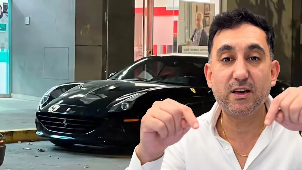 Sur Finanzas: la justicia secuestró la Ferrari de Ariel Vallejo, el empresario amigo de Claudio Tapia, que estaba oculta en Puerto Madero