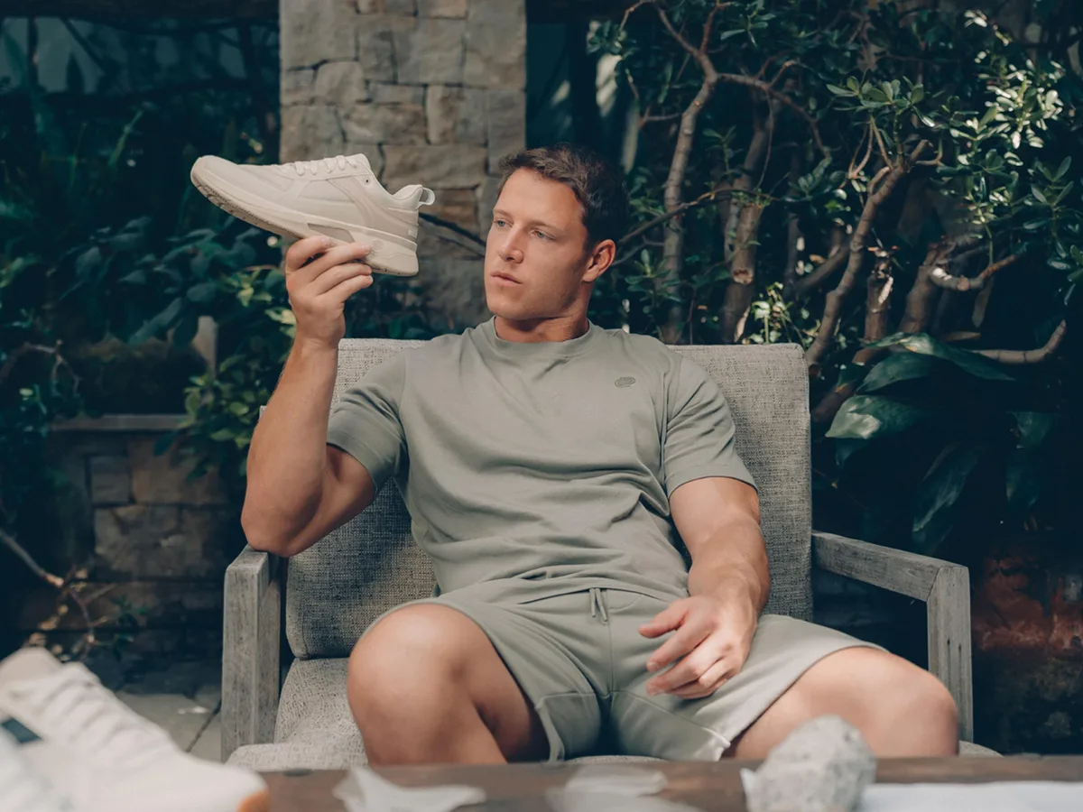 Christian McCaffrey Debuts First Signature Sneaker With While On Earth