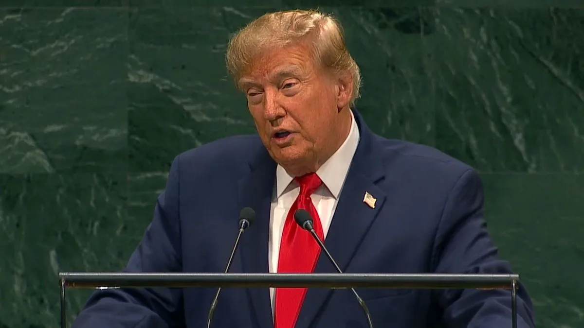 Donald Trump en la Asamblea General de la ONU: "Hacemos un trato con Irán o los aniquilo definitivamente"