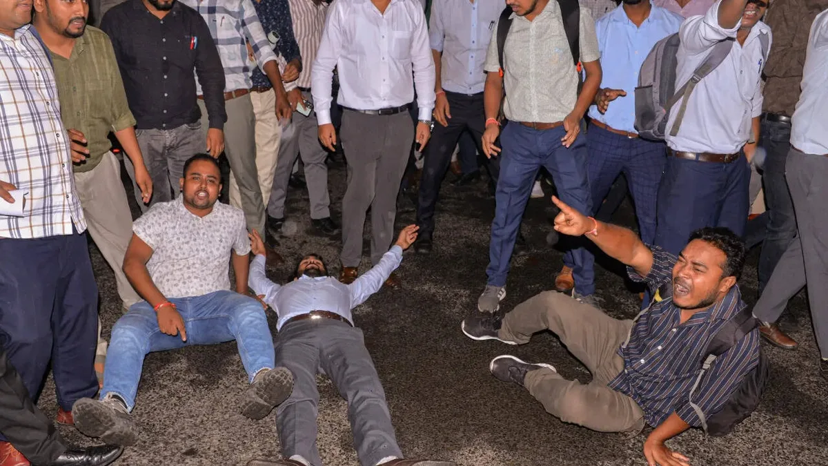 JSSC-CGL exam cancellation ends one protest, sparks another as 2,000 fear job loss