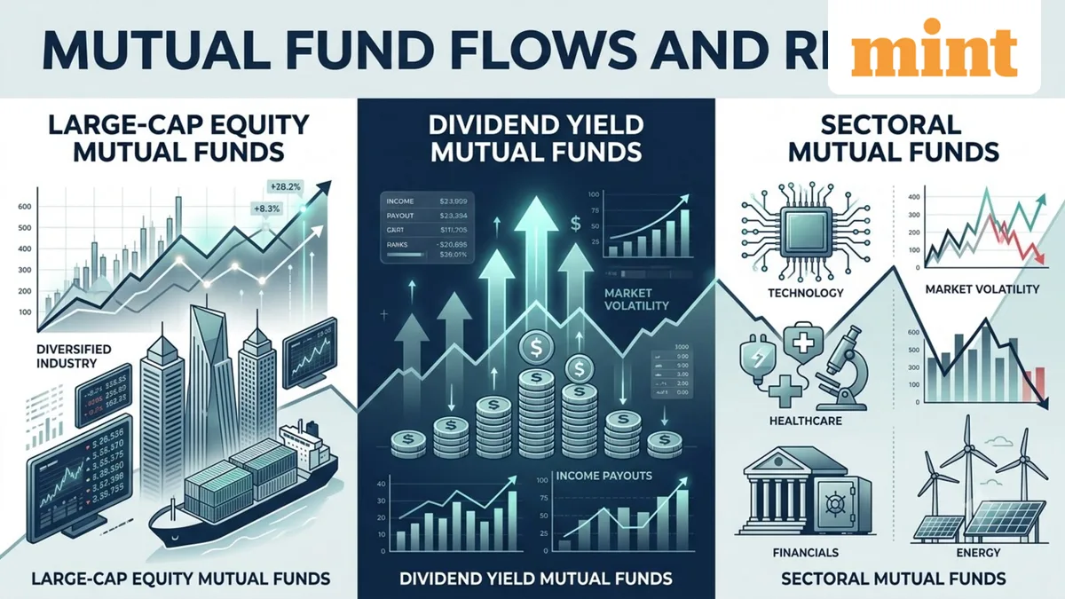Large-cap, dividend yield and sectoral mutual funds return to inflows in September 2026; check top-performing schemes