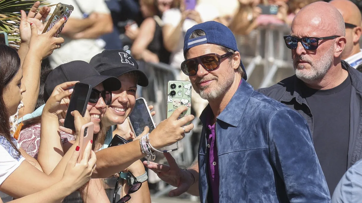 Brad Pitt revoluciona San Sebastián: baño de masas con sus fans tras horas de espera y blindado por guardaespaldas