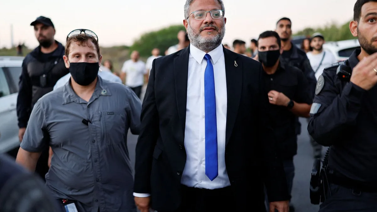El ministro de Seguridad de Israel sugiere matar cada noche de forma "selectiva" a unos "30 o 40" palestinos
