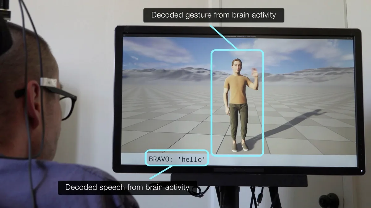 Un implante cerebral logra por primera vez que personas con parálisis no solo hablen, sino que puedan gesticular a través de un avatar