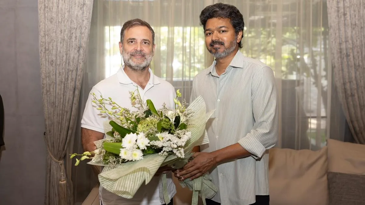 Rahul Gandhi visits Chennai for ‘Voice of Students’ event, meets CM Vijay