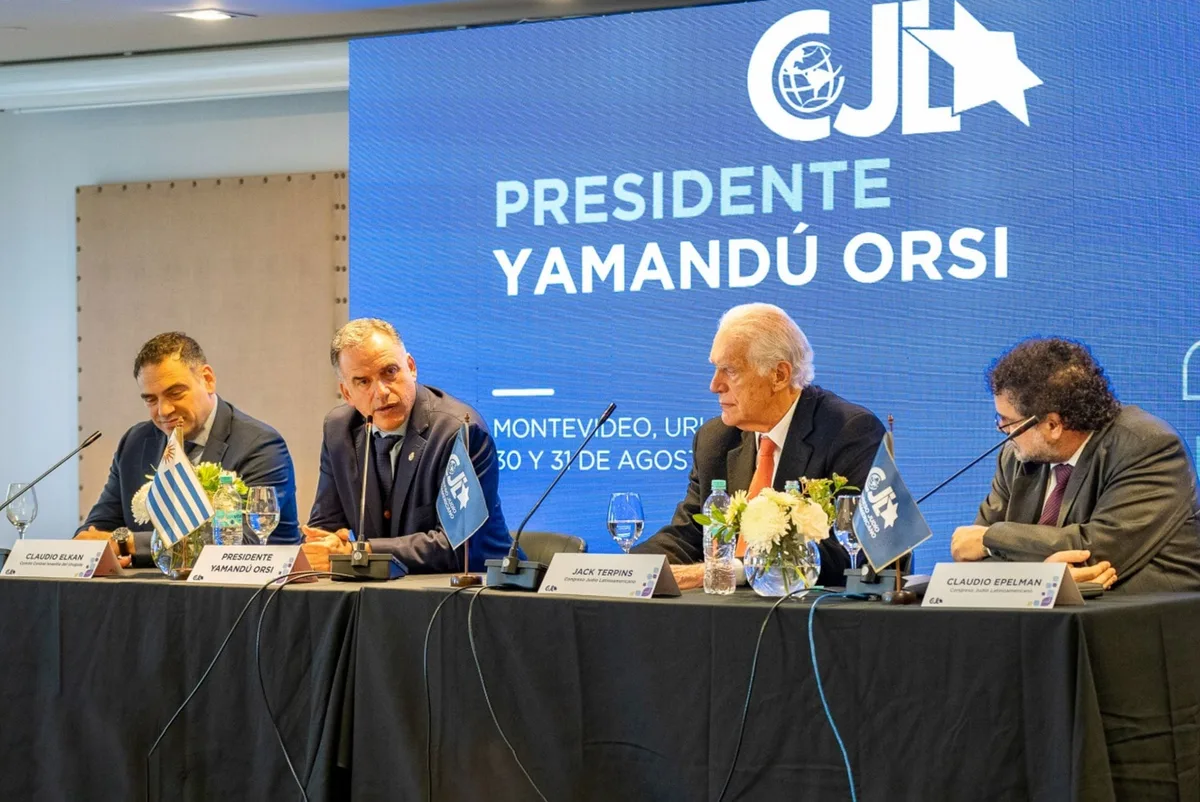 El Congreso Judío Latinoamericano se reunió en Uruguay con el presidente Yamandú Orsi y reconoció a Daniel Hadad