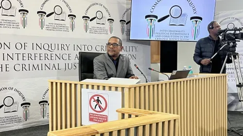 WATCH | 'I'm about to get whipped by Judge Madlanga' Fadiel Adams returns to hot seat