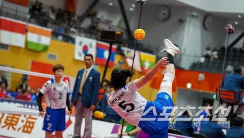 "우리도 있다!" K-세팍타크로, 女레구 3연속 결승행 쾌거! 은메달 확보! "최강 태국 붙자!"[아이치-나고야아시안게임]