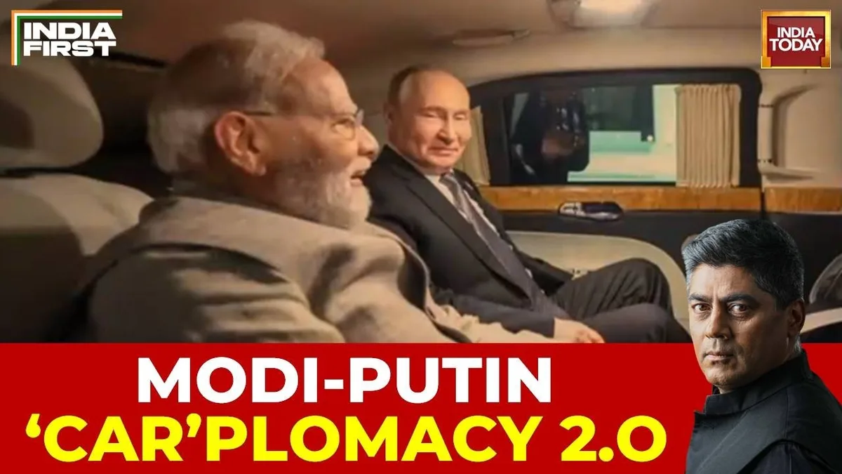 PM Modi, Vladimir Putin Travel in Same Car to Nomad Games in Bishkek
