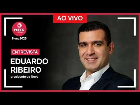 Ao vivo: Poder360 entrevista Eduardo Ribeiro, presidente do Novo