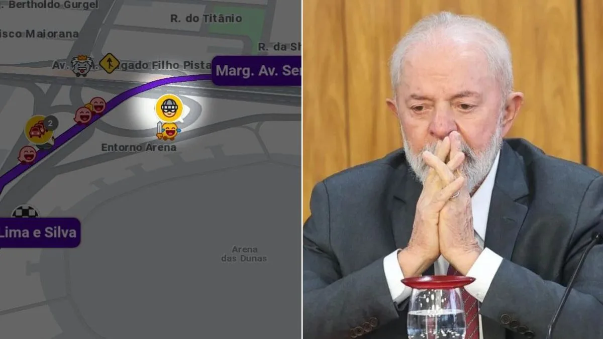 Usuários do Waze fazem marcações de ‘bandido’ em locais ligados a atos políticos de Lula
