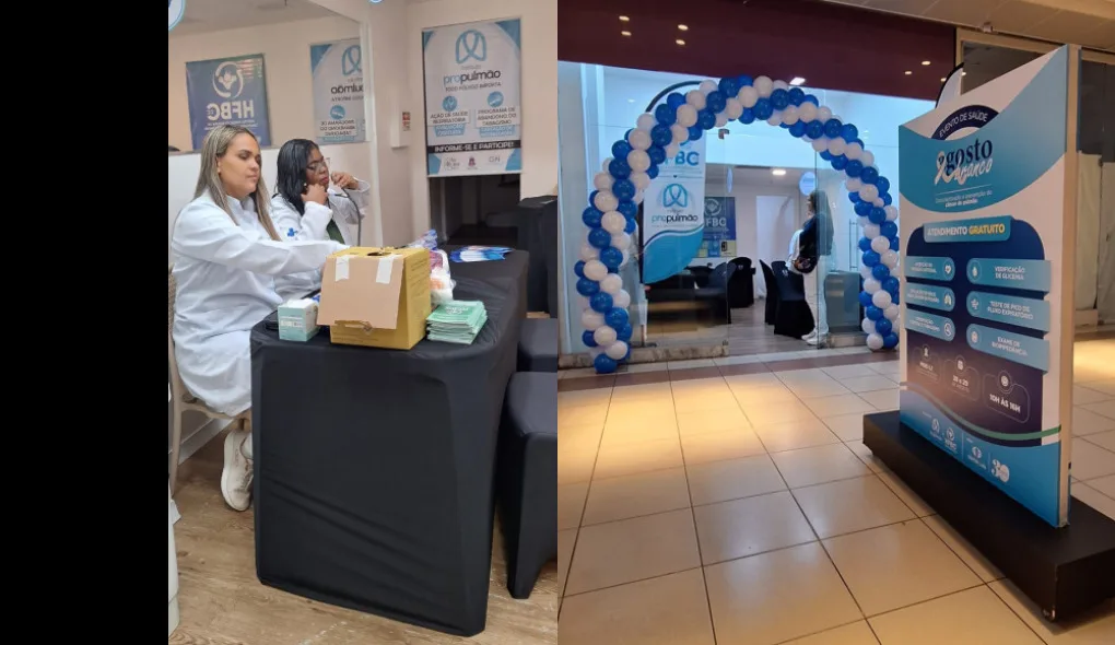 Ação em Shopping de Salvador oferece exames gratuitos contra o fumo