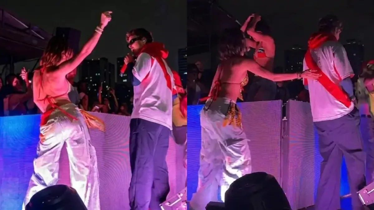 Korina Rivadeneira reacciona tras ser ignorada por vocalista de Rawayana: “Trágame, tierra”