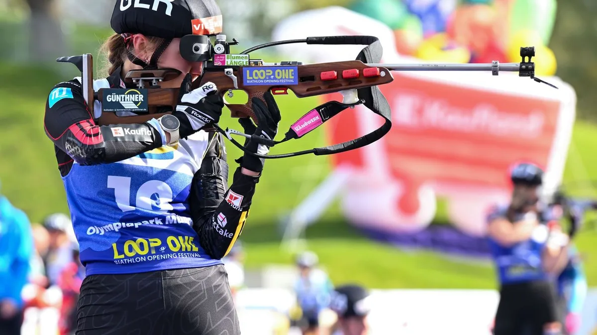 Loop-One-Festival: Biathlon-Event in München: DSV-Skijäger verpassen Podest