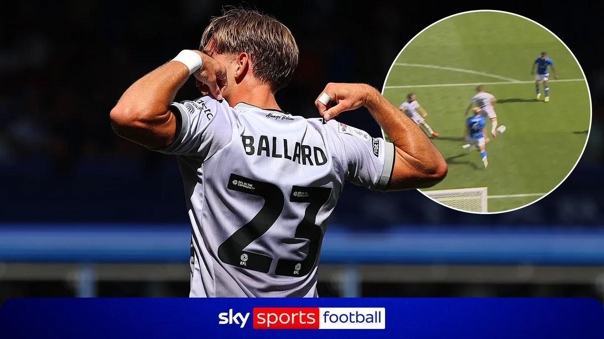 Every angle of Ballard's OUTRAGEOUS backheel goal!