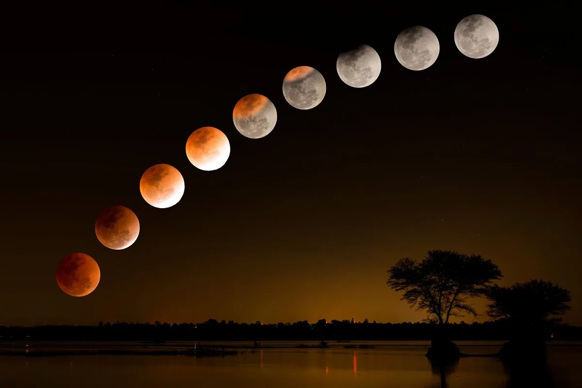 Estas son las fases que tendrá el eclipse lunar 2026 que llega a la Argentina