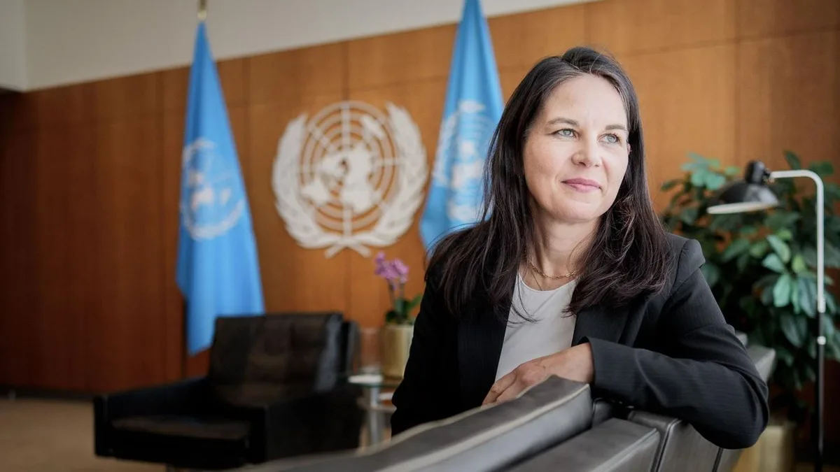 UN-Generalversammlung: Warum Annalena Baerbock ins Kreuzfeuer der USA und Russlands geriet