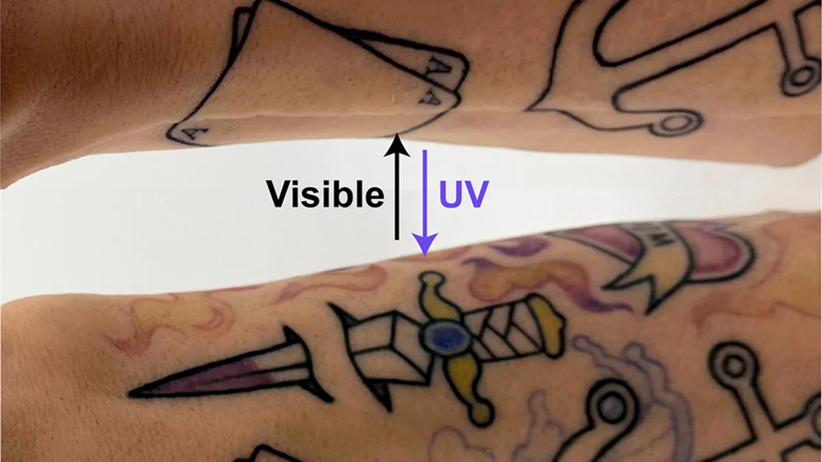 Cool chemistry trick allows new tattoos to 'turn on and off'