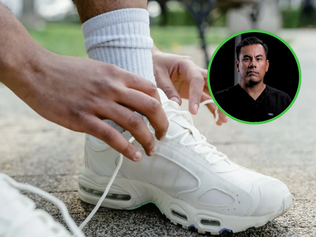 Valdo Hernández, podólogo: "Los tenis deben ser lo suficientemente anchos para mover tus dedos libremente"