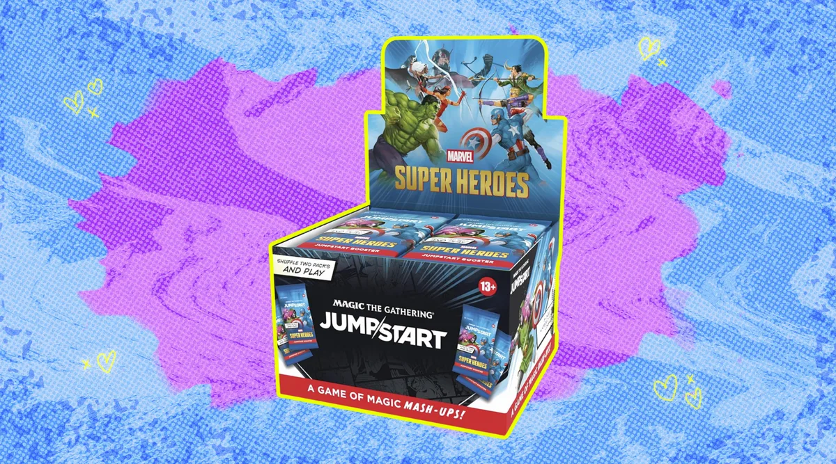 The Magic: The Gathering Marvel Super Heroes Jumpstart Booster Box is 28% off at Amazon