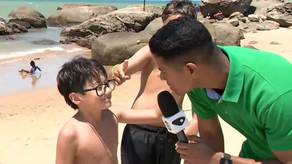 Menino reclama de milho de R$ 10 ao vivo na TV no ES e viraliza: “Estava duro”