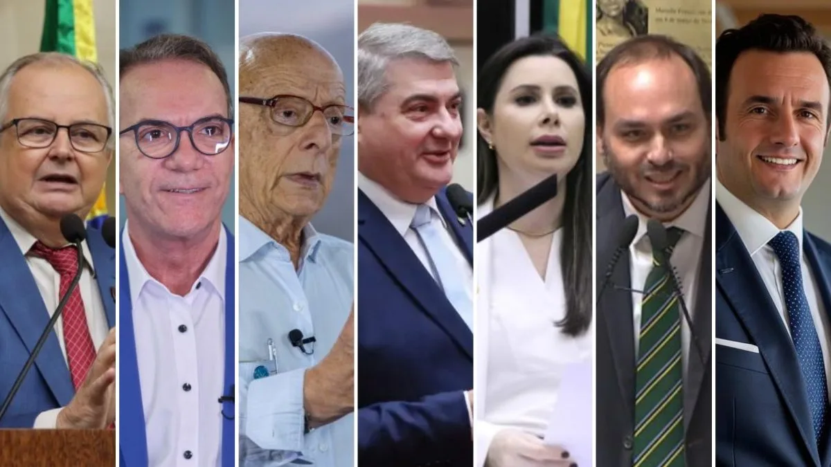 Família Bolsonaro, alianças e STF: como foi a primeira propaganda eleitoral na TV aberta ao Senado em SC