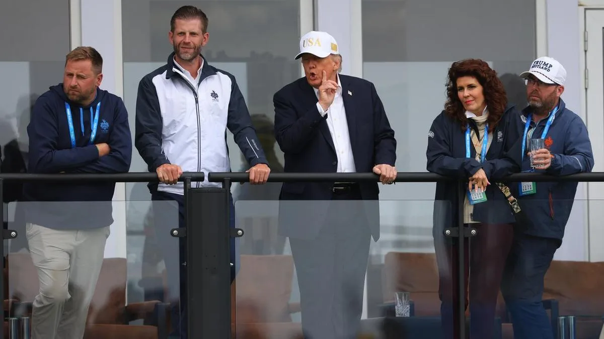 Home hero Trumps all as President attends Irish Open