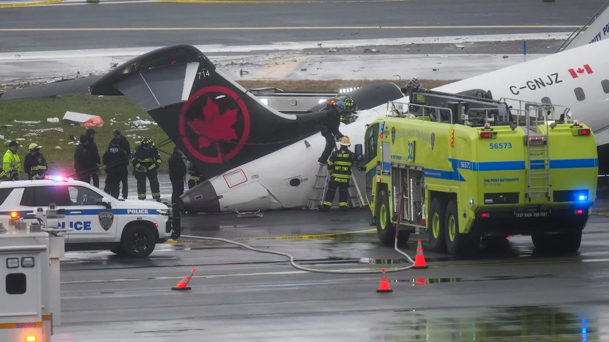 Air traffic controllers allegedly left work early before fatal Air Canada crash at LaGuardia