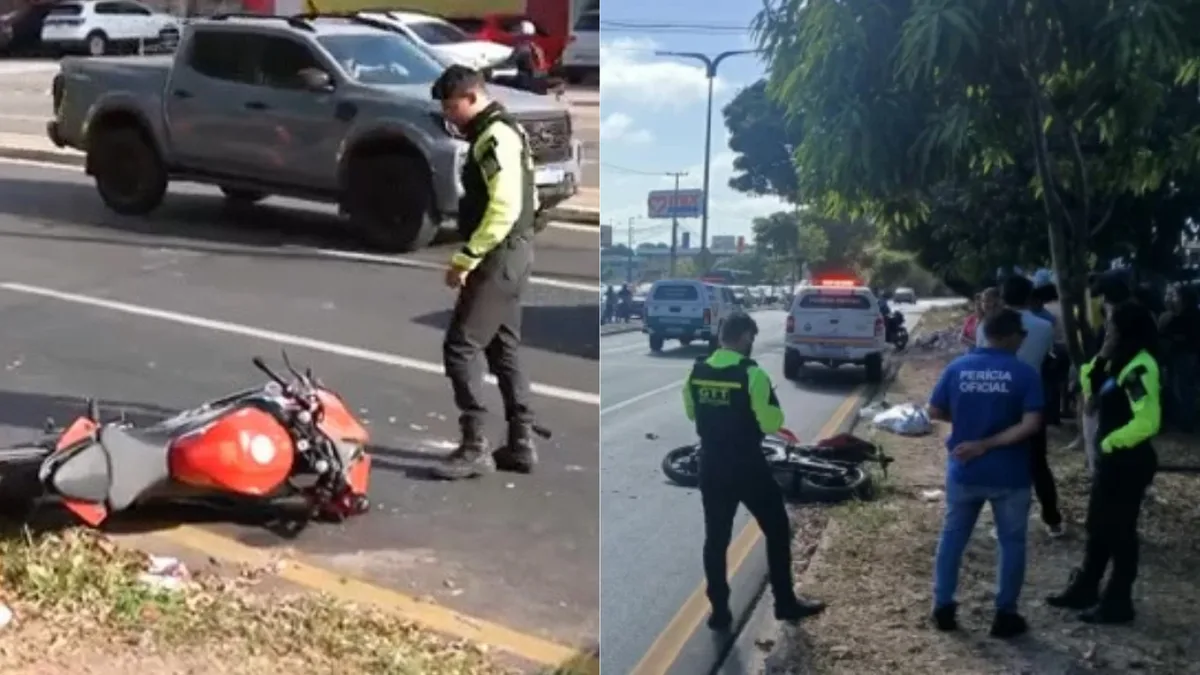 Motociclista morre após bater em árvore na Avenida Jerônimo de Albuquerque, em São Luís