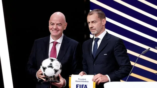 Uefa’s Ceferin rules out Fifa presidency run; Infantino pitches to poorer associations
