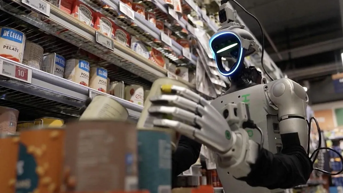 Pilotprojekt in Dänemark: Nachtschicht für Maschinen: Roboter sollen allein Supermarktregale auffüllen
