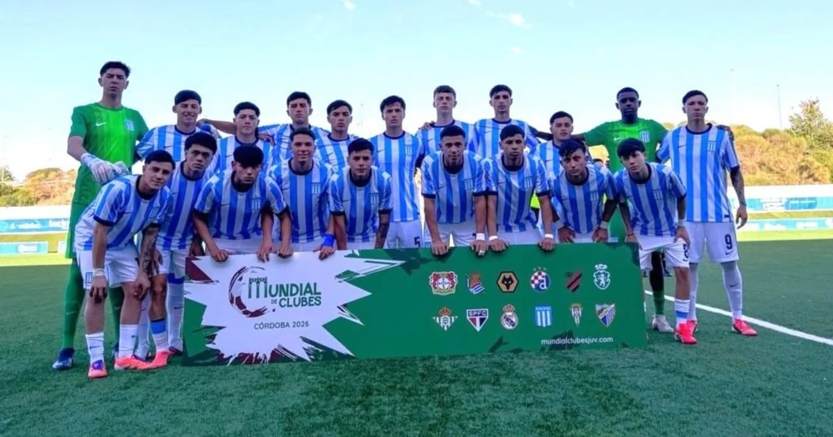 Buen debut de los pibes de Racing en el Mundial de Clubes Sub 18