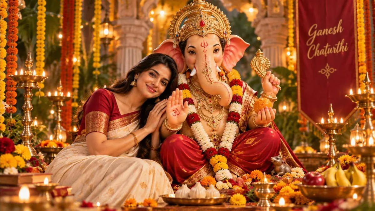 5 best prompts to turn your photo into a Ganesh Chaturthi image