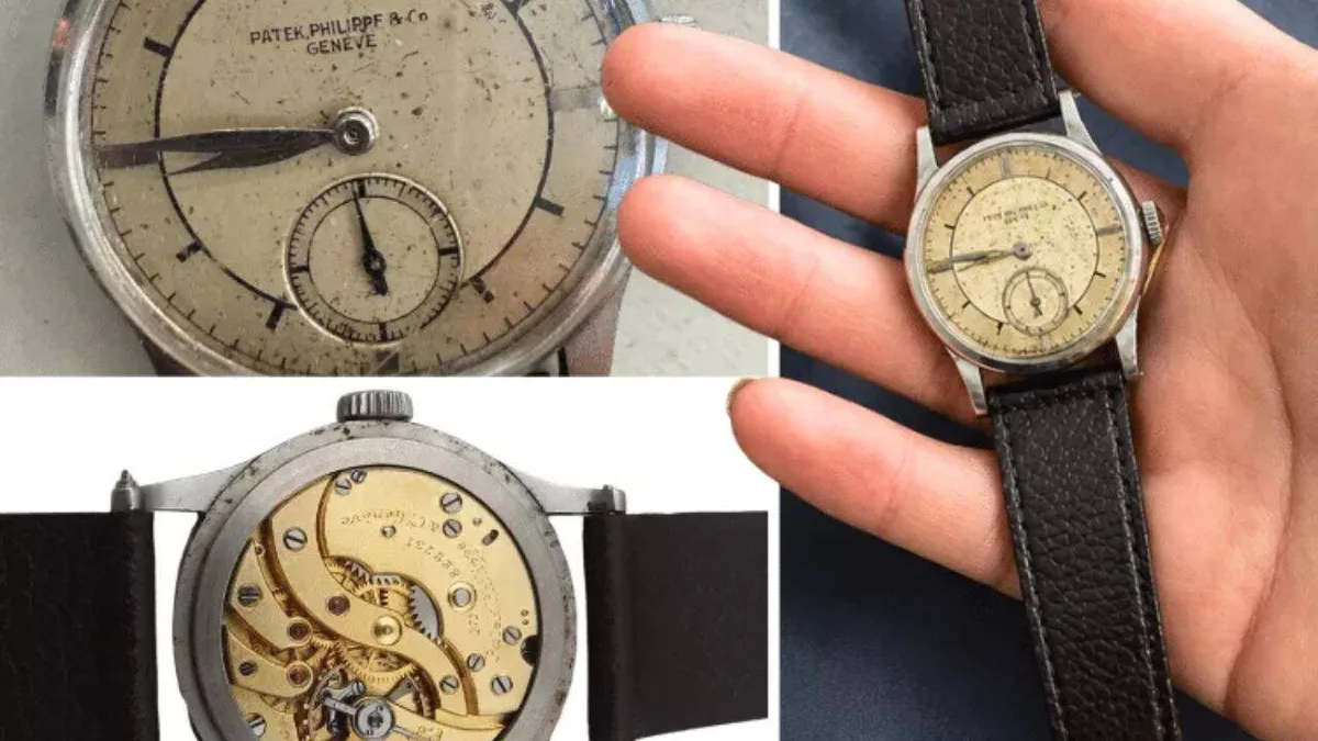 1930s Patek Philippe watch found in Cornwall sells for £59,000