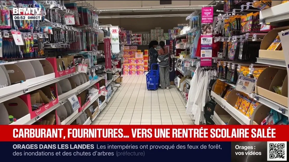 Carburants, fournitures scolaires, alimentation... La rentrée scolaire s'annonce salée pour le portefeuille des Français