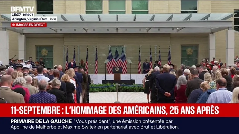 25 ans du 11-Septembre: une minute de silence est observée au Pentagone
