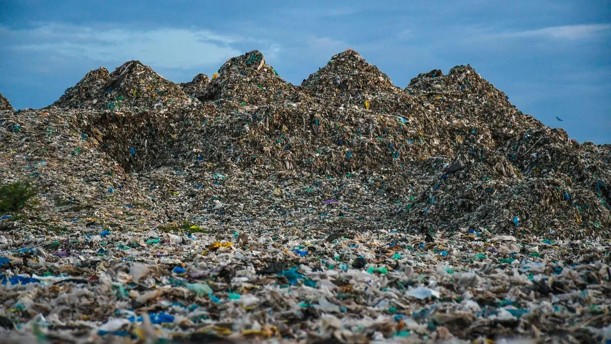 Dumping of fresh waste may render biomining efforts futile at Ariyamangalam