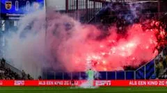Fans suffer firework burns and eye injuries in Eredivisie