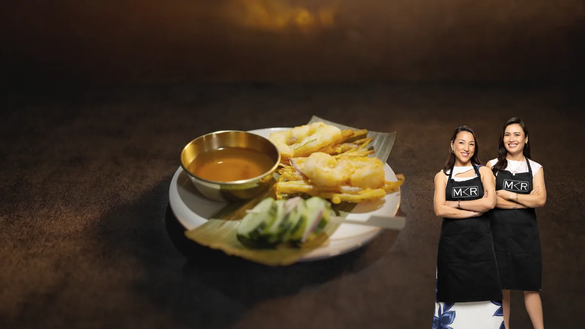Mary & Golden’s Okoy Fritters with Pipino Salad