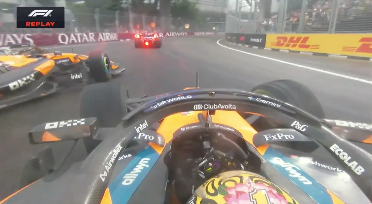 Desastre de McLaren en la última vuelta: “Intenté evitarlo, pero...”